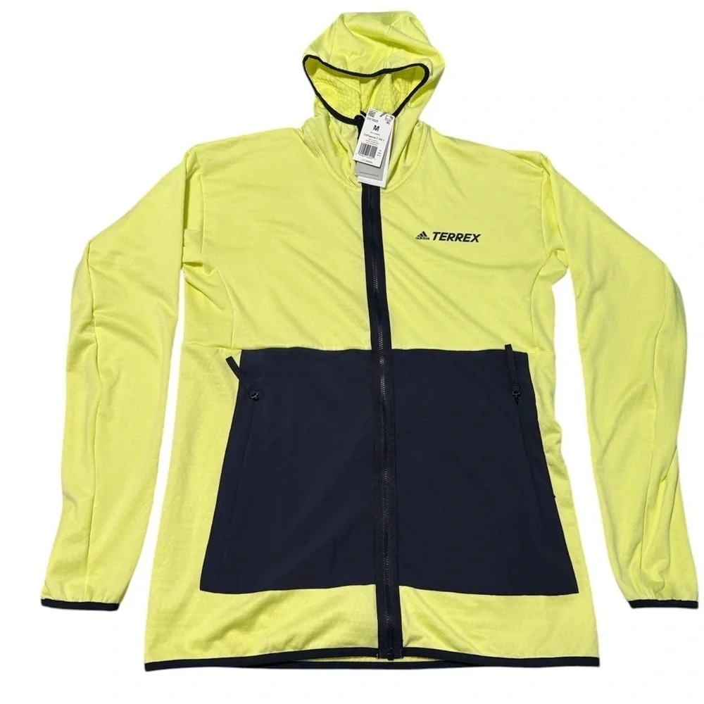 Adidas Terrex Tech Fleece Light Hooded Hiking Jacket